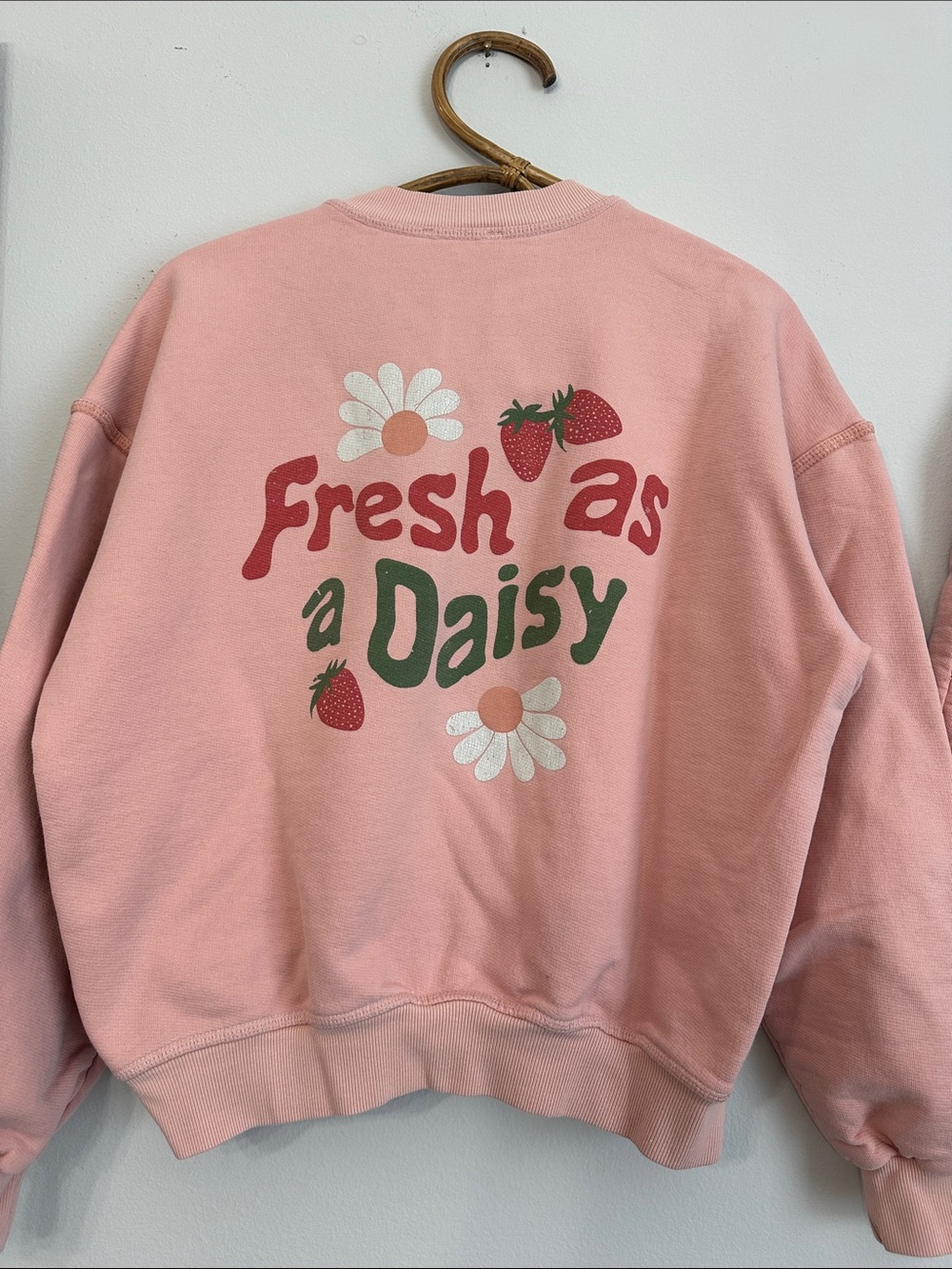 Dippin Daisys Pink Crew Neck & Drawstring Lounge Shorts Set - Picture 6 of 7